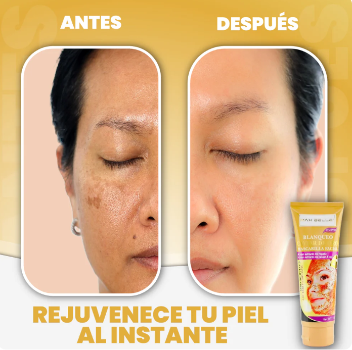 🧴 MASCARILLA DE CAVIAR Y ORO 24K™ – ROSTRO RADIANTE EN MINUTOS